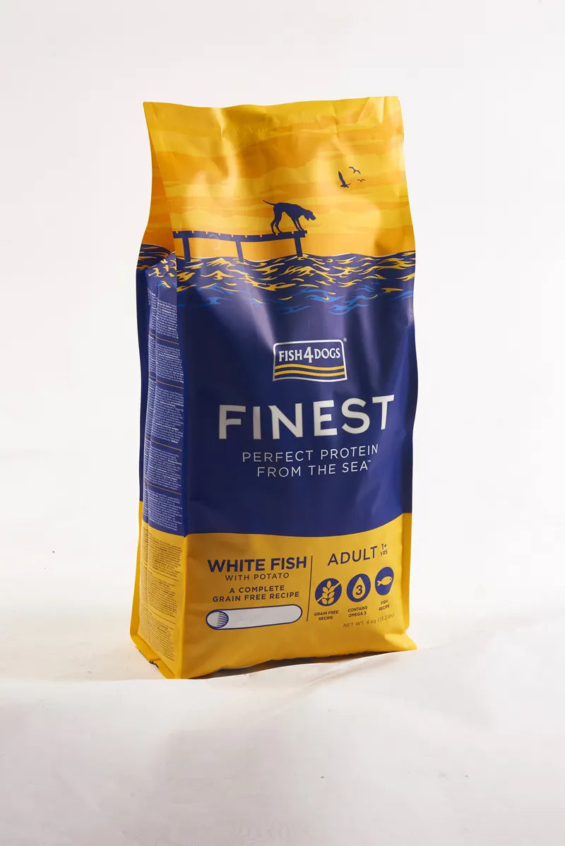 F4D White fish Adult Large Kibble - 6 kg