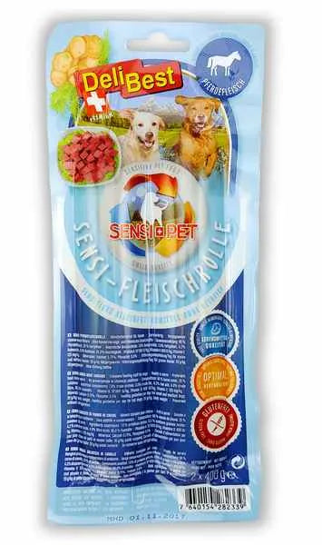 Hundepølse med Hest for sensitive hunder 2 x 400 g